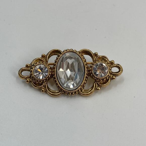 1928 Victorian inspired gold brooch - Picture 1 of 3